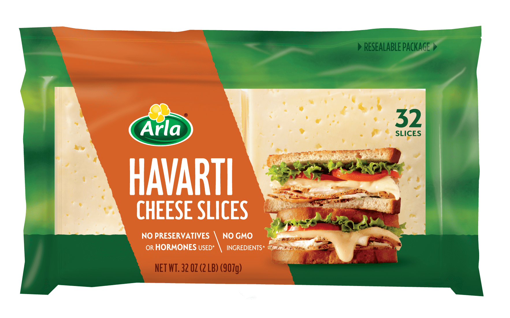 Arla Sliced Cheese Havarti 32 oz